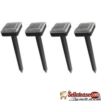 Solar Powered Ultrasonic Pest Control & Animal Repellent - 4 Packs BY HIPHEN SOLUTIONS