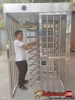 Single Full Height 304 Stainless Steel Turnstile Access Control Security System BY HIPHEN SOLUTIONS