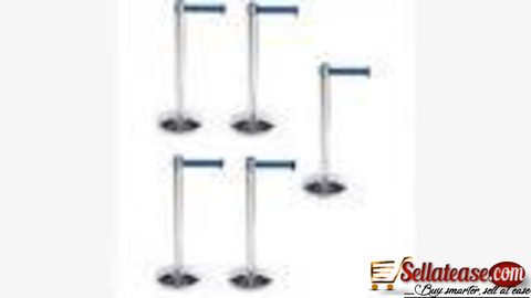 Retractable Belt Type Stanchion Queue Barrier + Belt BY HIPHEN SOLUTIONS
