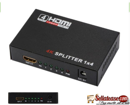 4 Port HDMI Splitter BY HIPHEN SOLUTIONS