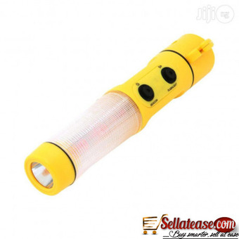 Auto Window Breaker Safety Cutter With Emergency Hammer Flashlight BY HIPHEN SOLUTIONS