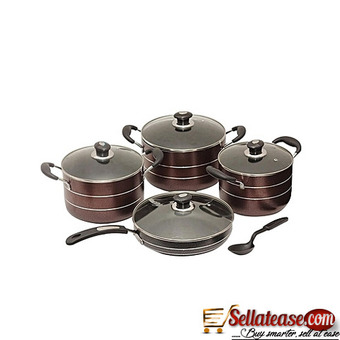 3Pcs Of Non Sticky Cooking Pot + Frying Pan
