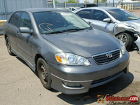 Nigerian used TOYOTA COROLLA 2005 for sale