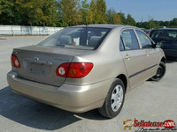 used/ tokunbo TOYOTA COROLLA 2005 for sale