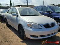 Foreign used/ tokunbo Toyota Corolla 2003 for sale in Nigeria