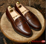 Handmade footwears such as brogues, Chelsea boots, monks, etc