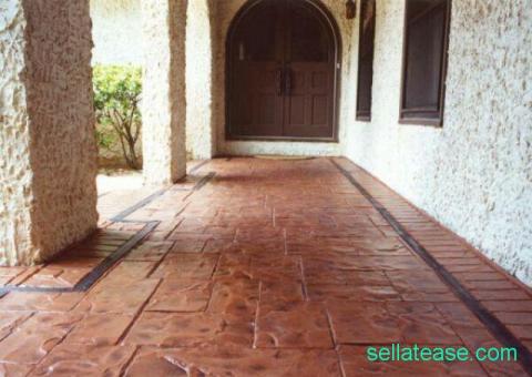 American concrete flooring in Nigeria