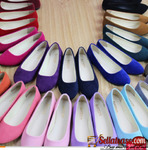 ladies unique flat shoe's