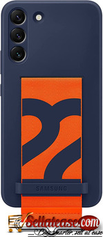 Silicone Cover With Strap For Galaxy S22+