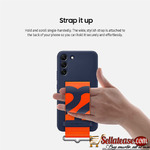 Silicone Cover With Strap For Galaxy S22+