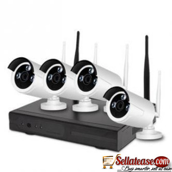 HD 4CH 720P Wireless NVR 4 Camera Kit BY HIPHEN SOLUTIONS