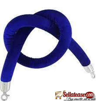 Rope for Stanchion Queue Barrier (BLUE) BY HIPHEN SOLUTIONS