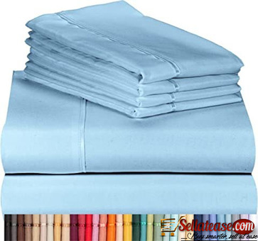 49 Reusable bed sheets and pillow case (blue) BY SCANTRIK MEDICAL