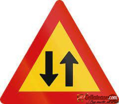 TWO WAY ROAD TRAFFIC SIGN BY HIPHEN SOLUTIONS