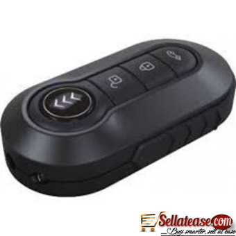Car Alarm and Keyless Entry Security System with Two 4-Button Transmitters