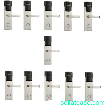 Door Lock With RFID Card Access Control - 304 Stainless - 11 Sets