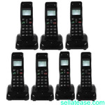 Mobile Wireless Intercom Phone - 7 Extensions Cordless Handsets