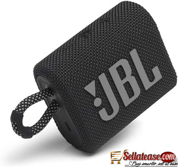JBL GO 3 Portable Waterproof and Dustproof Speaker with Bluetooth, Built-in Battery Feature – Black