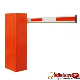 6m Orange Automatic Boom Barrier Car Parking Access Control by HIPHEN SOLUTIONS