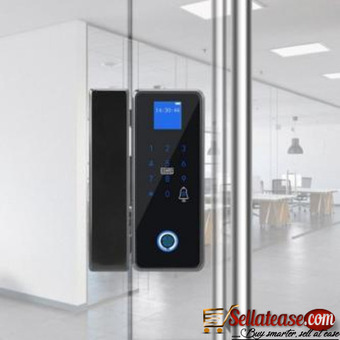 ALPHAR G176 Fingerprint + Password Pin Glass door Lock BY HIPHEN SOLUTIONS