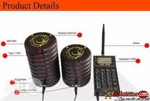 Wireless Paging System Easy Call Guest Waiting Area Restaurant BY HIPHEN SOLUTIONS
