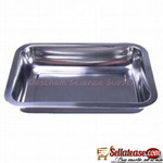 DURABLE STAINLESS STEEL  SHALLOW TRAY