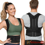 Elastic dorsolumbar corset