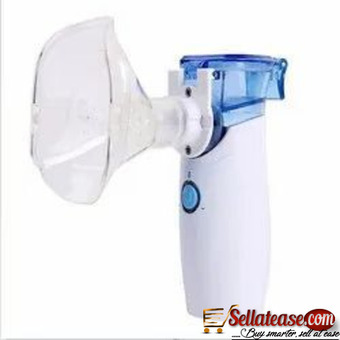 Ultrasonic Mesh Nebulizer for Breathing Problems, Used at Home, Office, Travel (Blue)