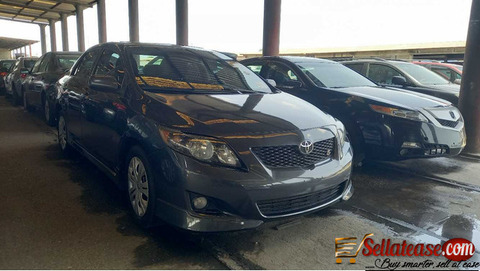 Foreign used 2010 Toyota corolla sports
