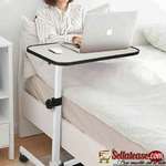Adjustable Over Bed Bedside Table With Wheels