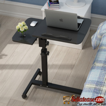 Portable Over Bed Bedside Table With Wheels
