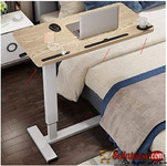 Over Bed Food Tray Rolling Computer Table With Wheels