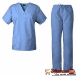 Portable Med Women's V Neck New Gen Scrub Suit