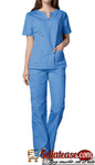Med Women's V Neck Scrub Suit