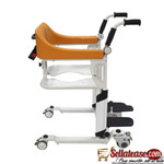 Patient Transfer Nursing Moving Commode Wheel Chair with Lifting