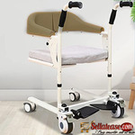 Portable Patient Transfer Lift Chair, Bathroom Wheelchair