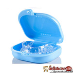 Denture Holder Box Clear Aligner Case Slim for Household|Travel|Office