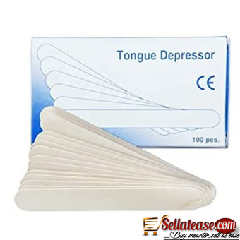Portable Wooden Tongue Depressors, for Clinical