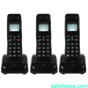 Mobile Wireless Intercom Phone - 3 Extensions Cordless Handsets