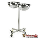 Stainless Steel Wash Basin Stand Double Bowl