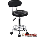 Stainless Steel Backrest Stool
