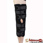 Knee Brace Immobilizes Leg