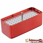 60 Hole Aluminium Autoclave Sterilizer Case Burs Dental Disinfection