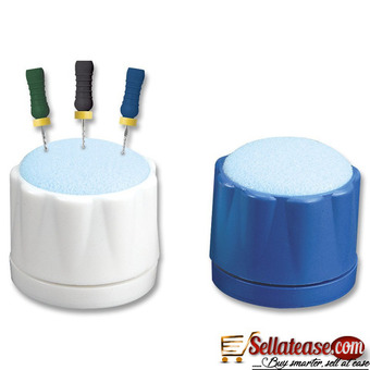 Portable Dental Endo Clean Stand Round Shape Grey Color