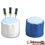 Portable Dental Endo Clean Stand Round Shape Grey Color