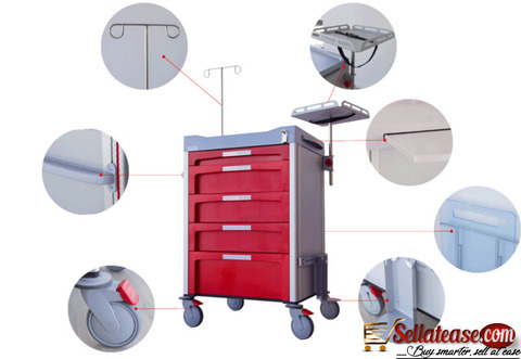 Anesthesia Trolley Aluminum