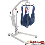 Patient Aid One Piece Patient Lift Sling with Positioning Strap, Size Medium