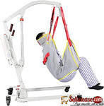 Disabled Medical Patient Lift 4 Wheels Hand Rotation Falling
