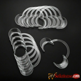 Dental Teeth Lip Retractor C Type White Mouth Opener