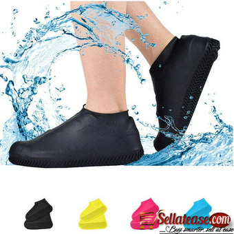 Shoe Covers With Non-Slip Closure, Rubber Shoe Protectors